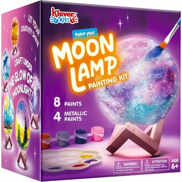 Make Your Own Moon Nightlight Galaxy Lamp Craft Kit New In Box - Picture 1 of 4
